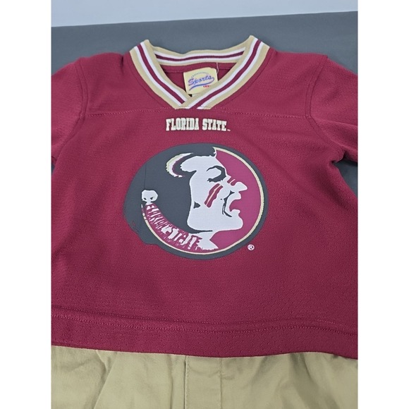 Vintage Florida State Jersey 12 Months College V Neck Big Logo Khaki Pants - Picture 2 of 6